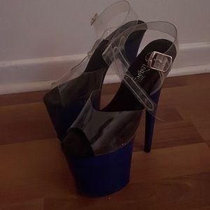 Pleaser flamingo heels size 6
